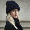 meg cohen Roving Hat - Dark Navy/Lilac - Thumbnail 2