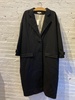 Samuji Wool Trench Coat - Black - Thumbnail 2