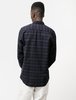 Norse Projects Anton Brushed Flannel Shirt - Navy Check - Thumbnail 3