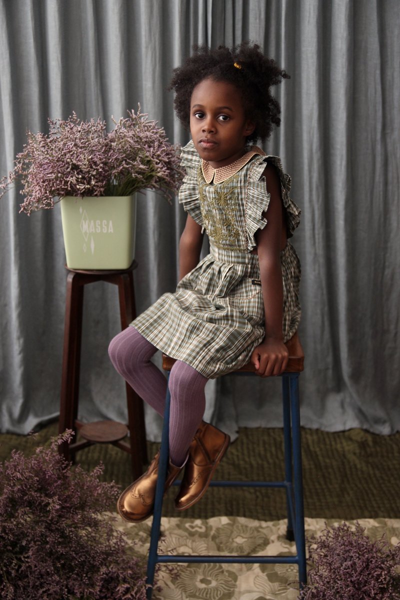 ワンピース Bonjour NEW APRON DRESS 6Y Bonjour Diary Apron Dress Reversible