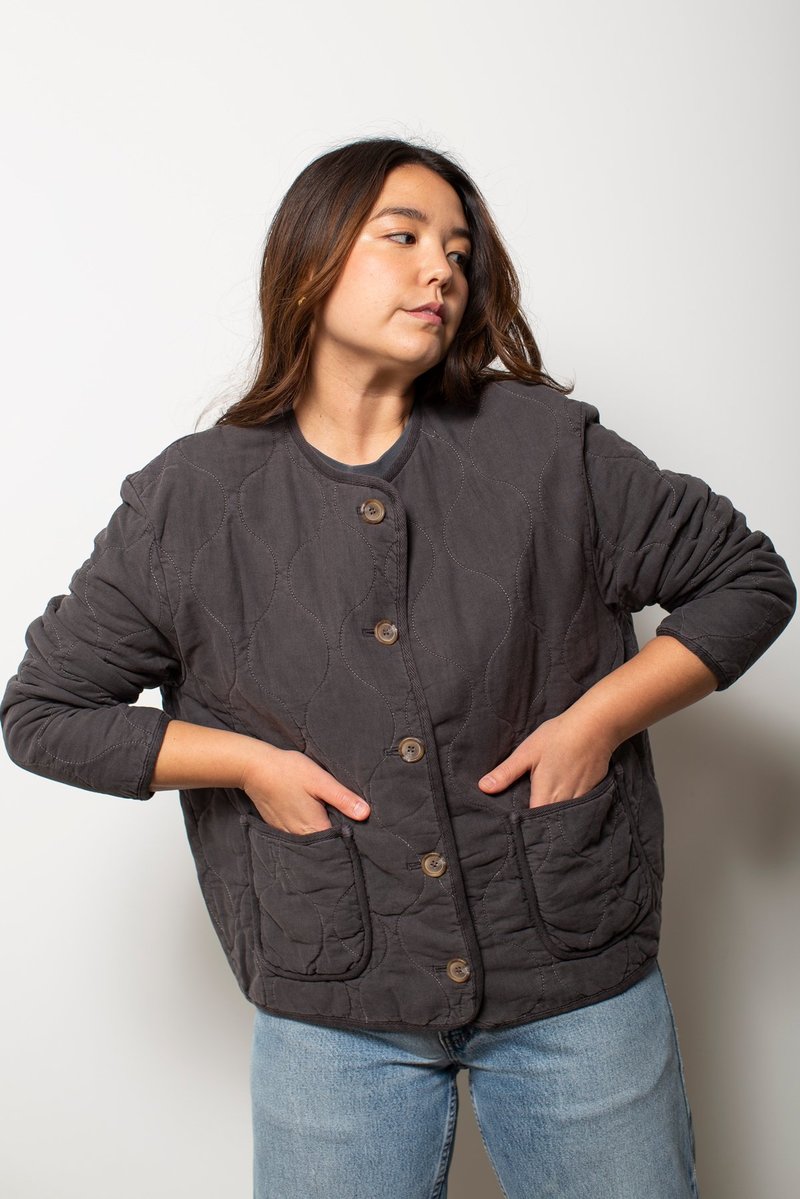 Filosofia Kayla Quilted Jacket - Pebble