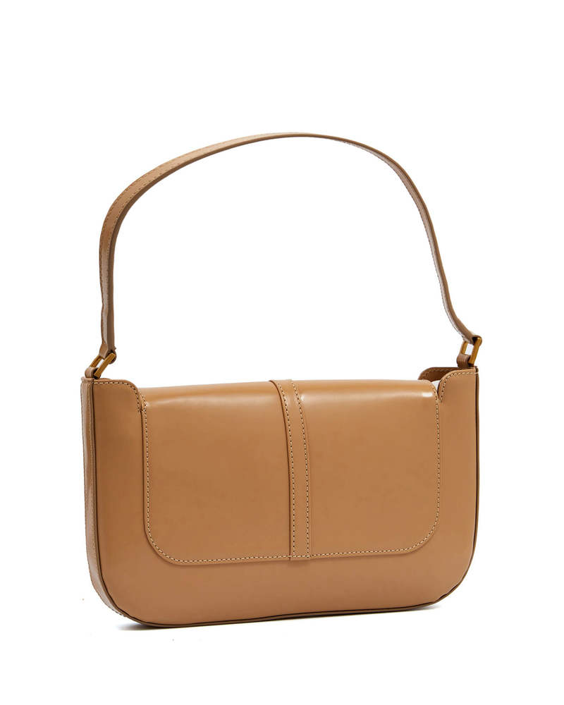 【送料&関税込】BY FAR Brown Leather Miranda Shoulder Bag By FAR Miranda Shoulder Bag - Brown | Garmentory
