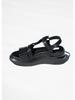 Suzanne Rae Velcro Sandal - Black - Thumbnail 6