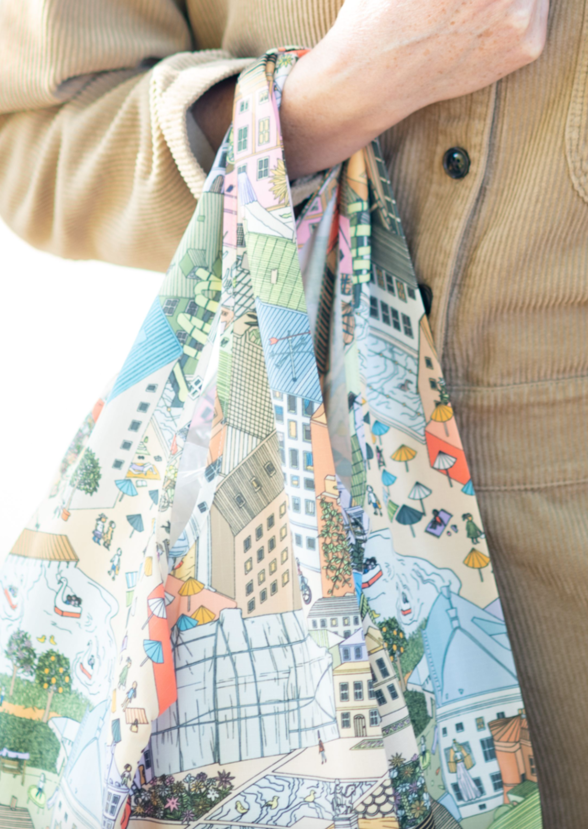 Stine Goya Idunn Market Bag - City print | Garmentory