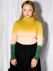 Eckhaus Latta Lapped Baby Turtleneck - Sunset - Thumbnail 2