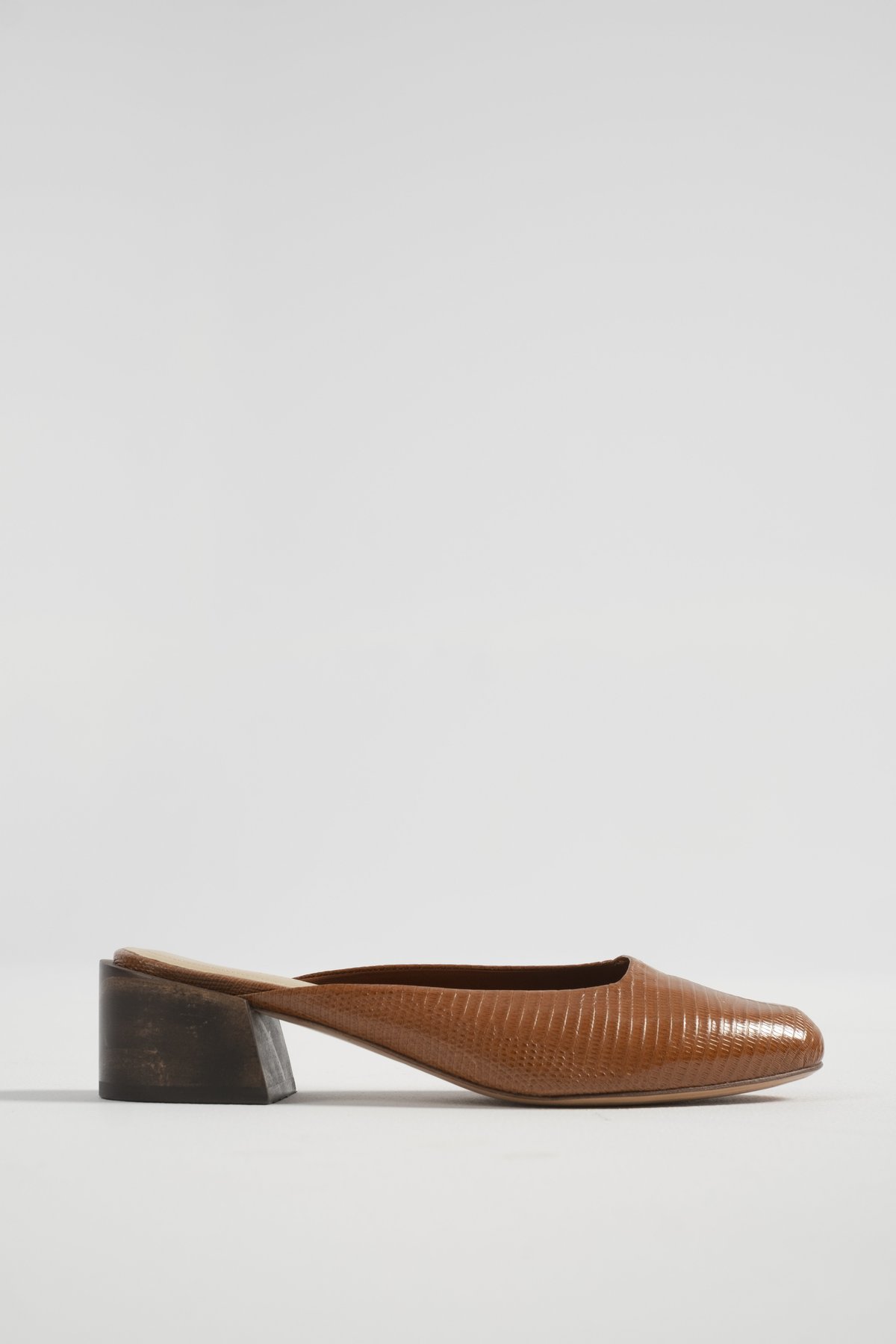 Mari Giudicelli Leblon Mule - Cuoio Lizard | Garmentory