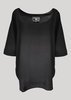 Berenik OVERSIZED TOP - Black Plain - Thumbnail 2
