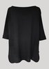 Berenik OVERSIZED TOP - Black Plain - Thumbnail 4