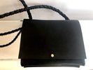 ARA Handbags BEBE FOLDOVER  W/BLACK STRAP BAG - BLACK OIL - Thumbnail 3