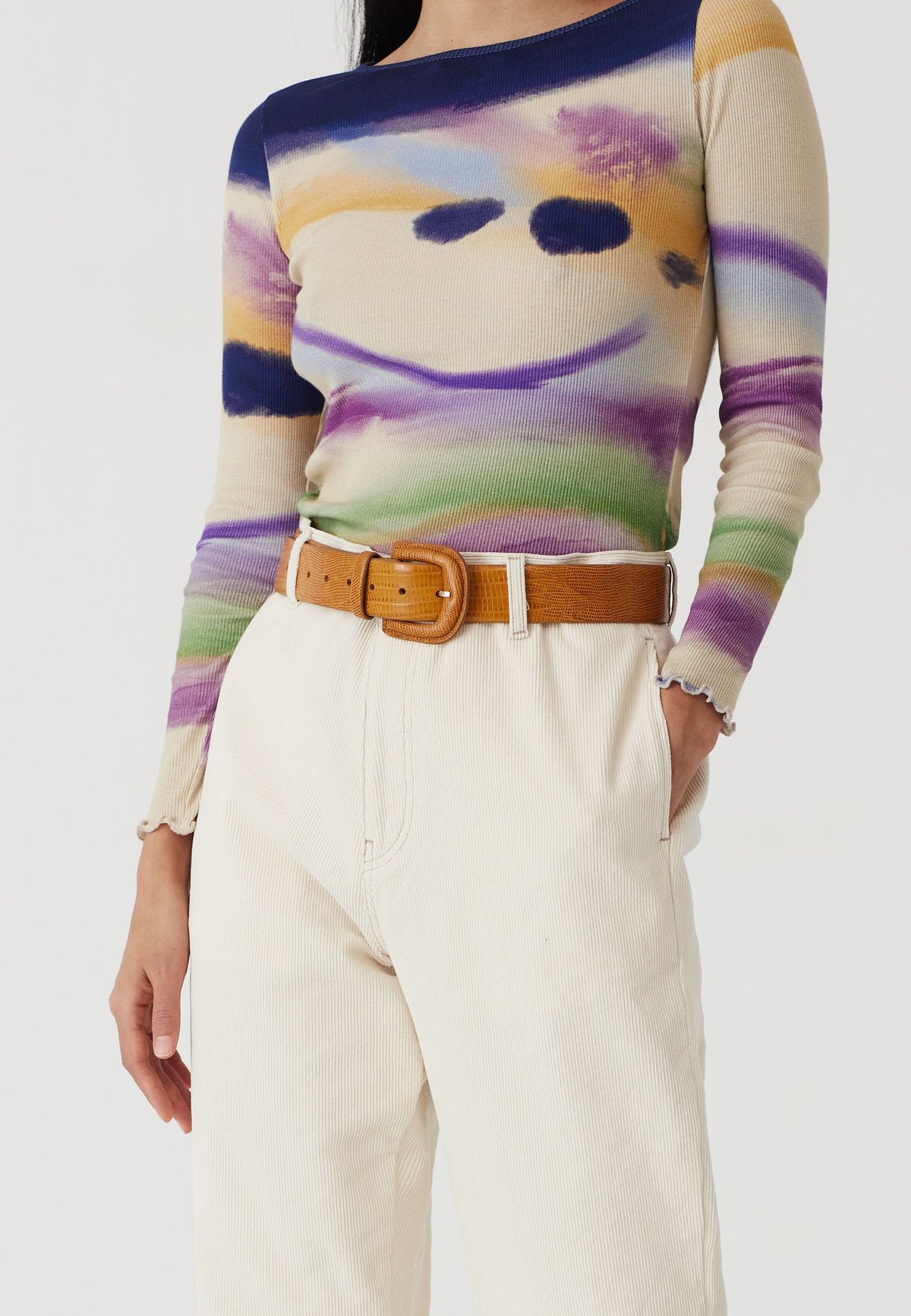 Paloma Wool Nucleo Top - Ecru Print | Garmentory