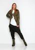 Rundholz Long Buttoned Leather Jacket - PINE - Thumbnail 1