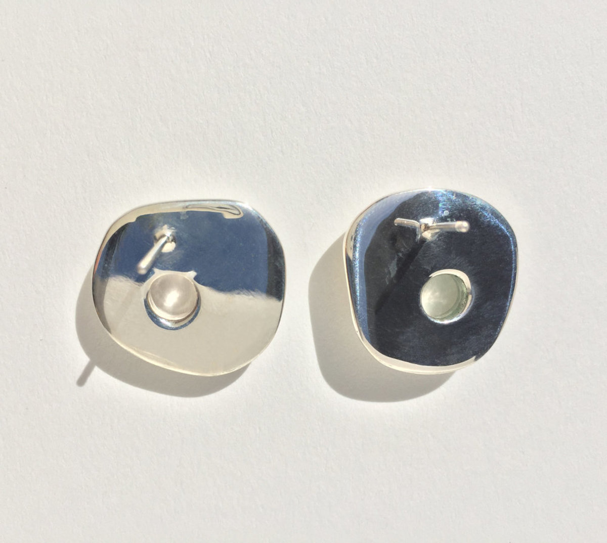 Leigh Miller Sterling Silver Hepworth Studs - Image 2 of 4