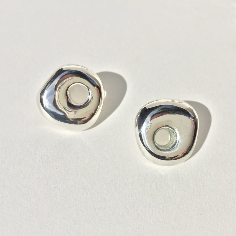 Leigh Miller Sterling Silver Hepworth Studs