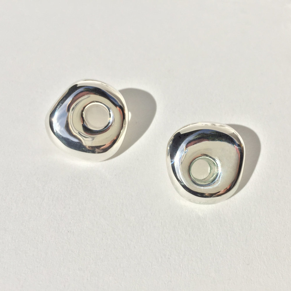 Leigh Miller Sterling Silver Hepworth Studs - Image 3 of 4