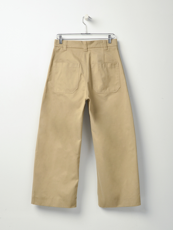 Studio Nicholson SORTE VOLUME PLEAT PANTS - TAN Studio Nicholson SORTE VOLUME PLEAT PANTS - TAN
