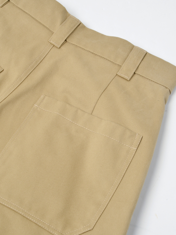 Studio Nicholson SORTE VOLUME PLEAT PANTS - TAN Studio Nicholson SORTE VOLUME PLEAT PANTS - TAN