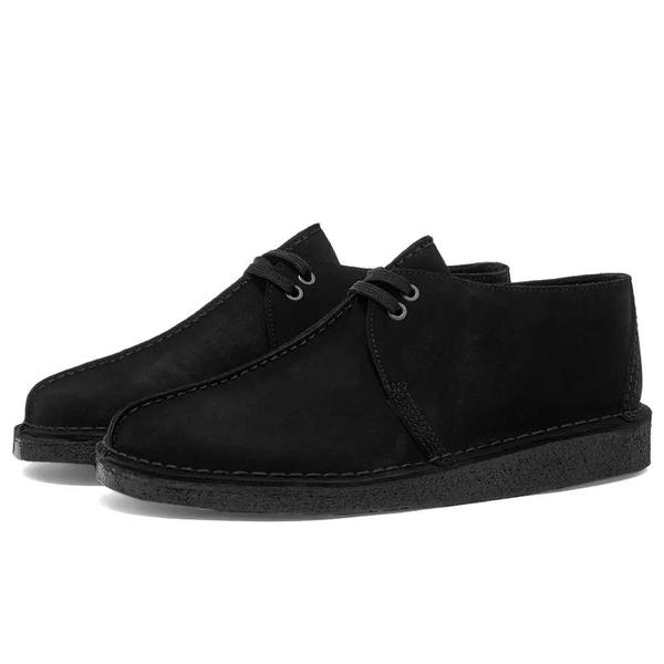 Clarks Desert Trek Shoes - Black Clarks Desert Trek Shoes - Black