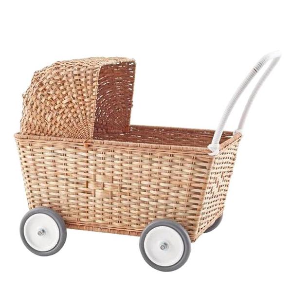 kids Olli Ella Strolley Stroller With Mattress - Mustard Yellow