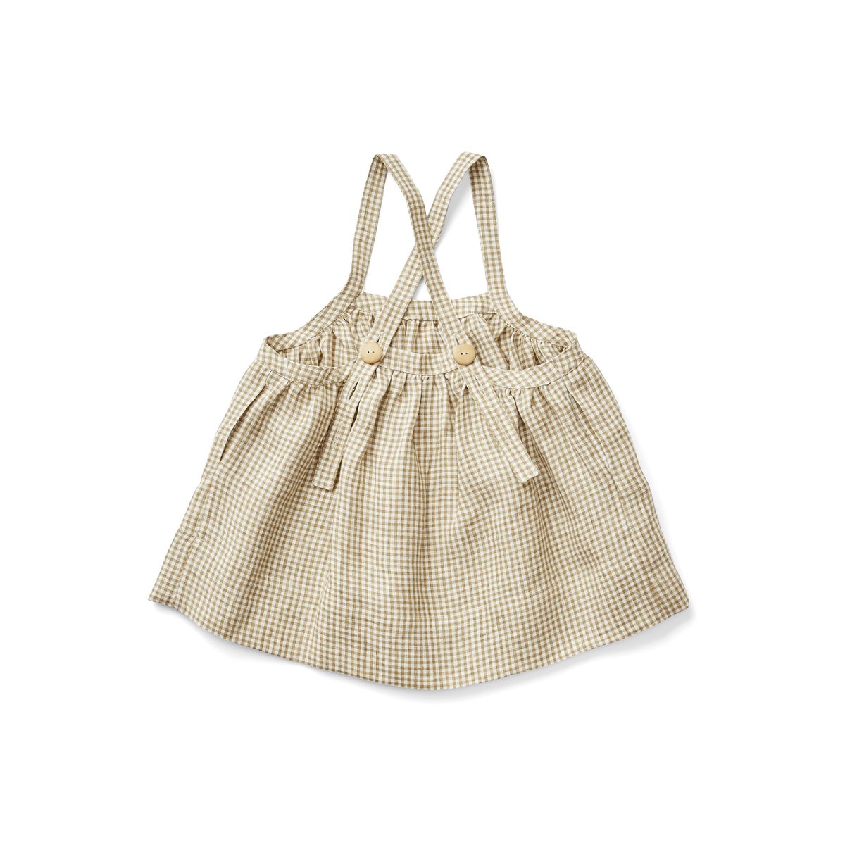 Eloise Pinafore in Gingham | Garmentory
