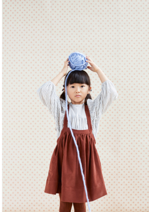 Eloise Pinafore in Loam | Garmentory