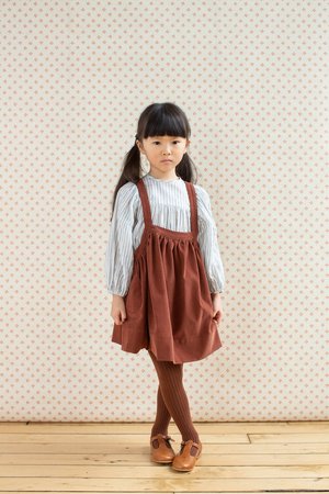 Eloise Pinafore in Loam | Garmentory