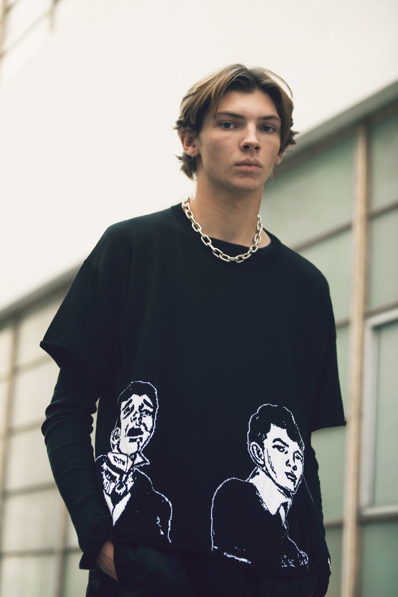 Enfants Riches Deprimes Loro Piana Boy Hates Opera Knit T-Shirt