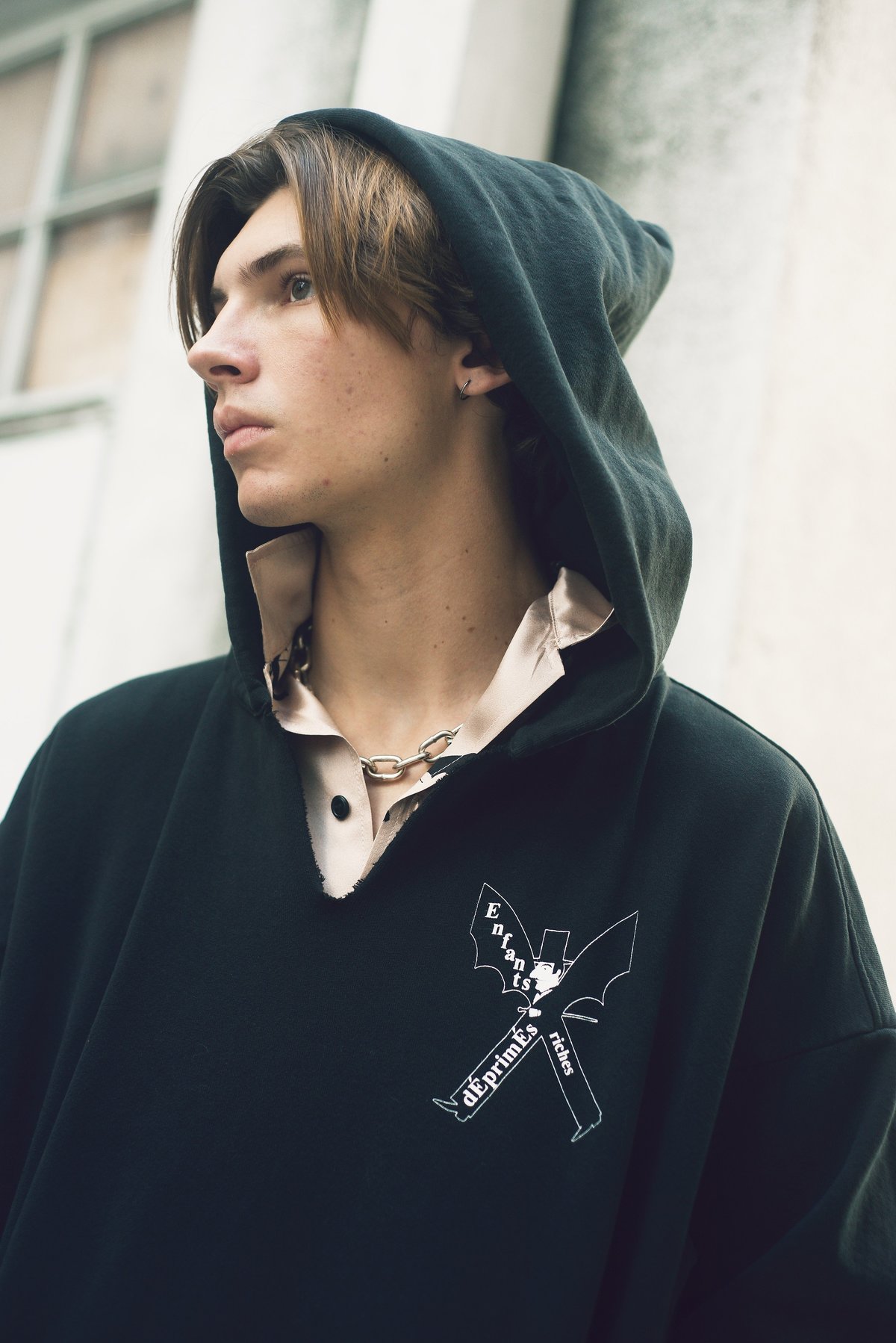 Enfants Riches Deprimes Nouveau Logo Hoodie - Black | Garmentory