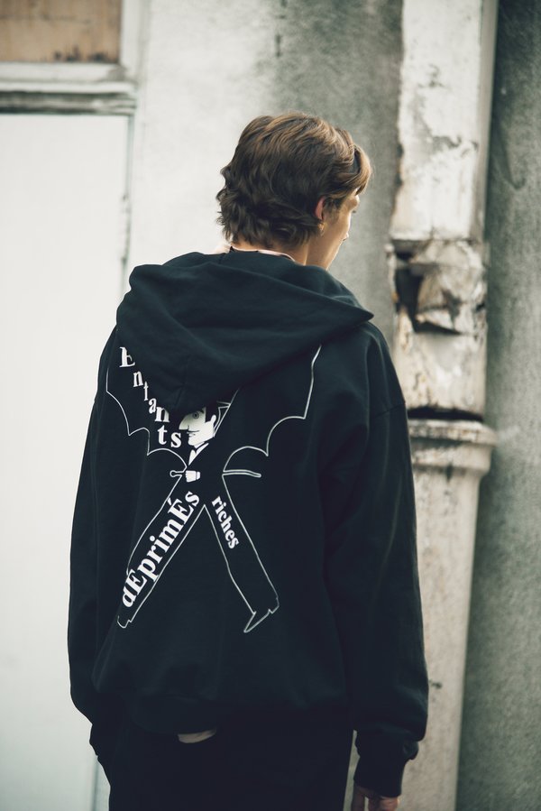 Enfants Riches Deprimes Nouveau Logo Hoodie - Black | Garmentory