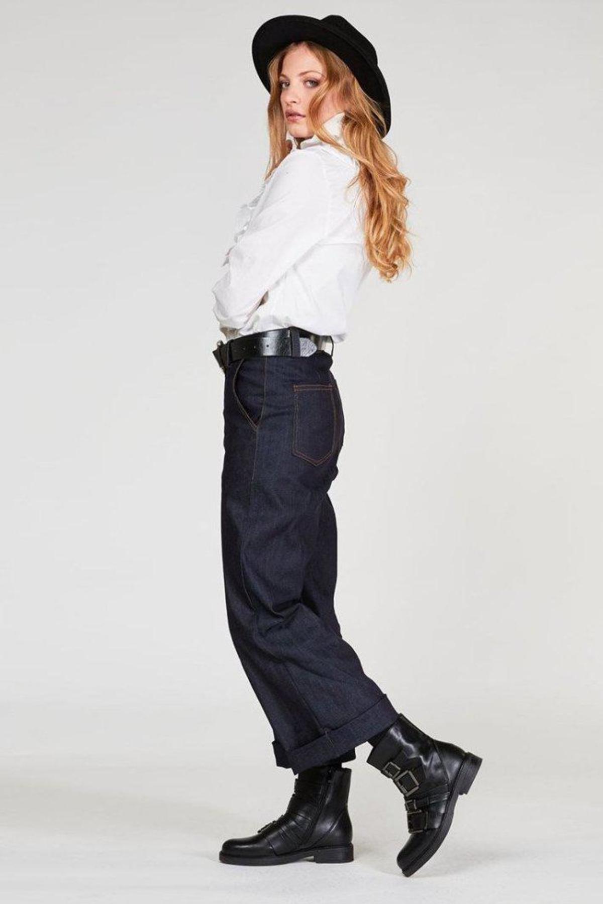 Baci Wide Leg Denim Pant - Image 1 of 6