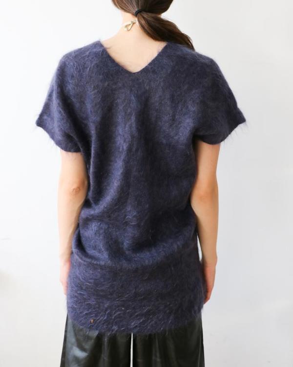 [pre-loved] Zero Maria Cornejo Mohair Tunic - Navy