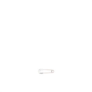 AMBUSH KK Stance safety pin pierce - silver | Garmentory