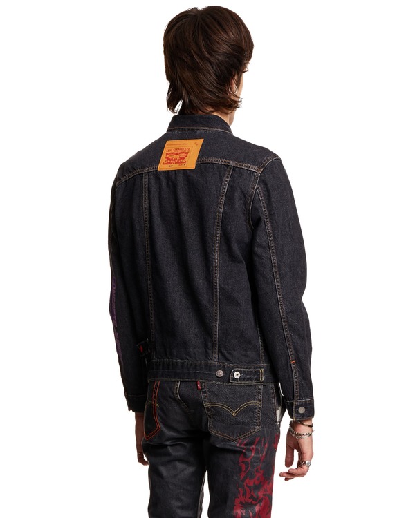 Heron Preston Levi's Trucker denim jacket - black | Garmentory