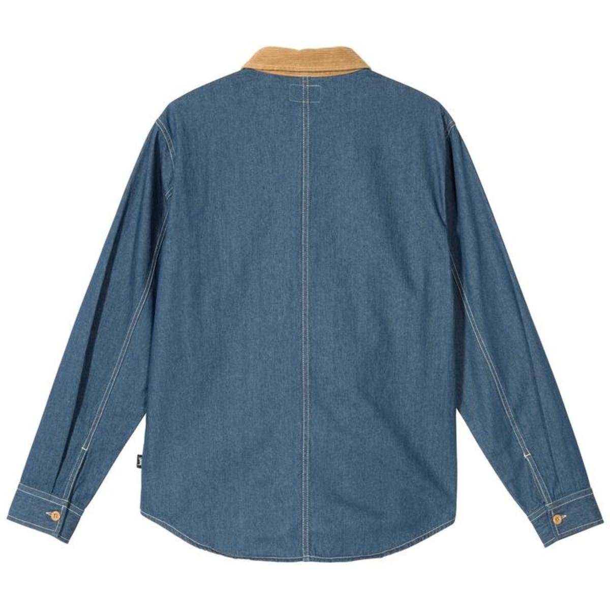 Stussy Cord Denim Mix Shirt | Garmentory