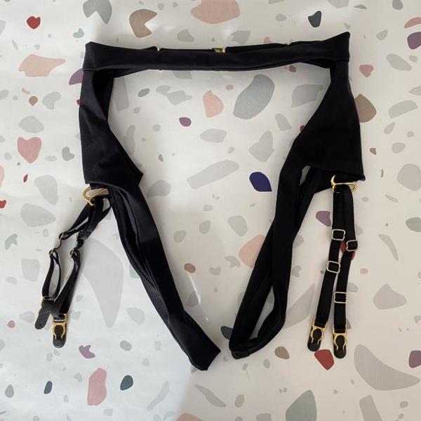 DSTM Maya Garter Belt - Black | Garmentory DSTM Maya Garter Belt - Black | Garmentory
