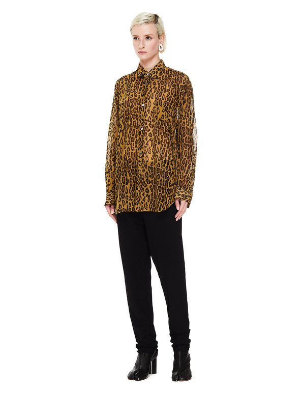 junya watanabe leopard coat