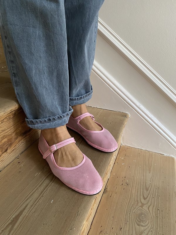 【DROGHERIA CRIVELLINI】 Mary Jane Moire Pink Chestnut drogheria Crivellini | balletshoes for women - M.Jane Pasj