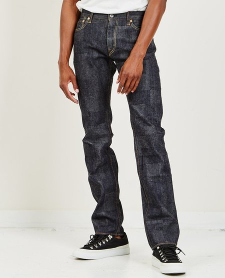 GRAPH ZERO Block Slim Denim - Indigo 