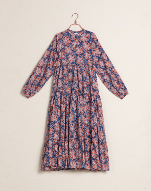 chinese dress ladies ByTiMo - Bohemian Maxi Dress - Womens Clothing - GOTS cotton - bohemian -  maxi length - pink - new arrivals