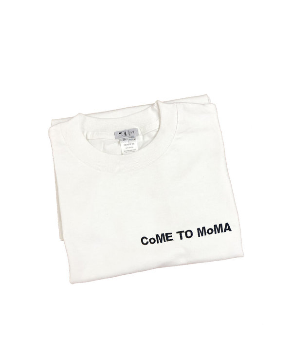UNISEX House of 950 CoME TO MoMA embroidery tee shirt UNISEX House of 950 CoME TO MoMA embroidery tee shirt