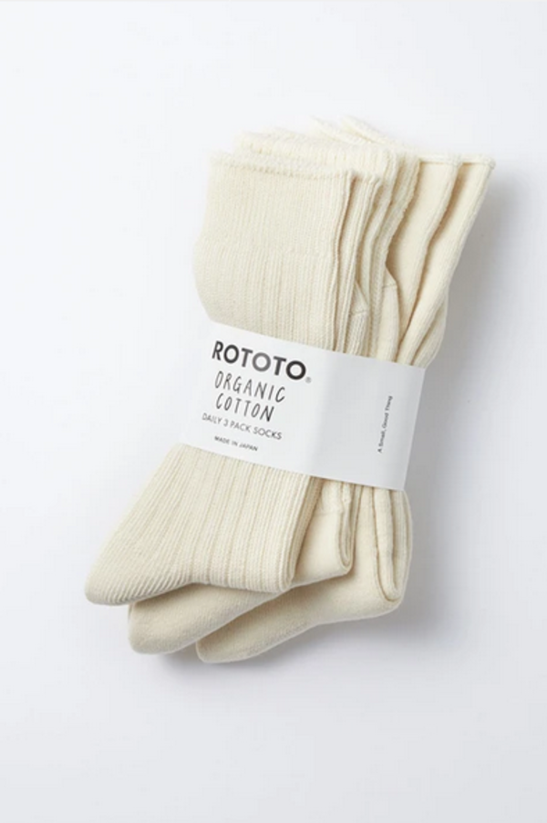 ROTOTO 1622 3-Pack Everyday Athletic Socks Pack B main image 1