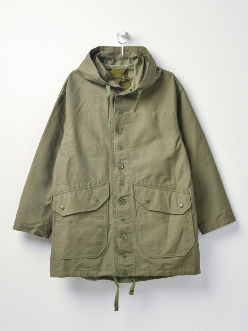 Engineered Garments Madison Cotton Double Cloth Parka - Olive