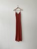 Kamperett Caroline Silk Slip Dress - Rust - Thumbnail 5
