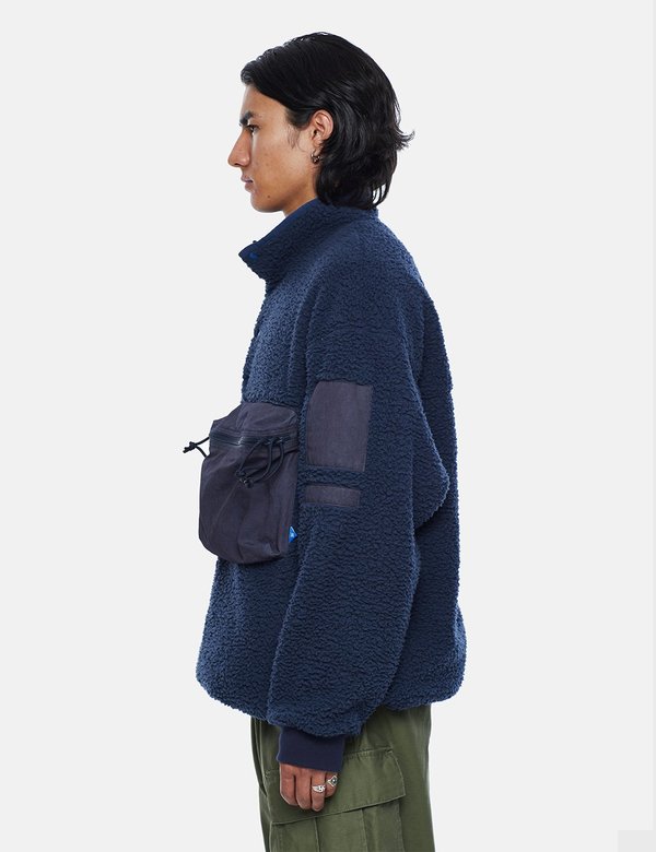 pile fleece pullover