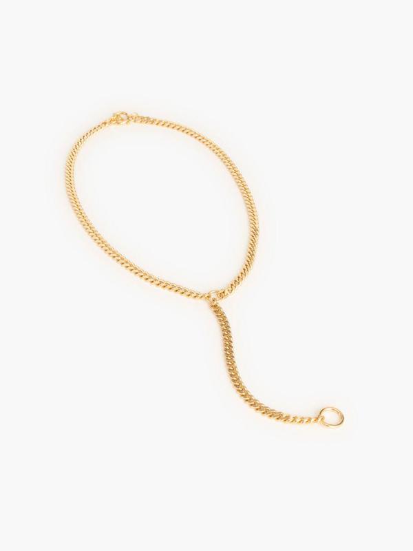 Tribe Alive Curb Chain Y-Shape Necklace - 18K Gold Tribe Alive Curb Chain Y-Shape Necklace - 18K Gold
