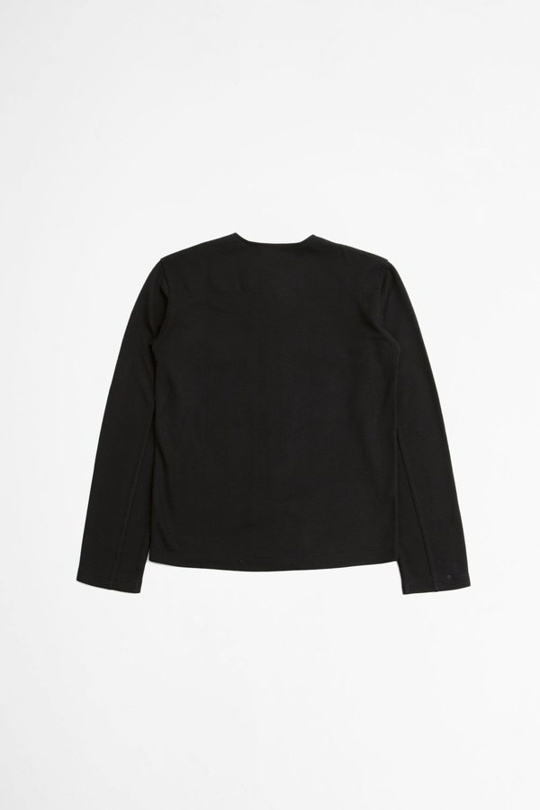 Lemaire Felted Overshirt - Black | Garmentory