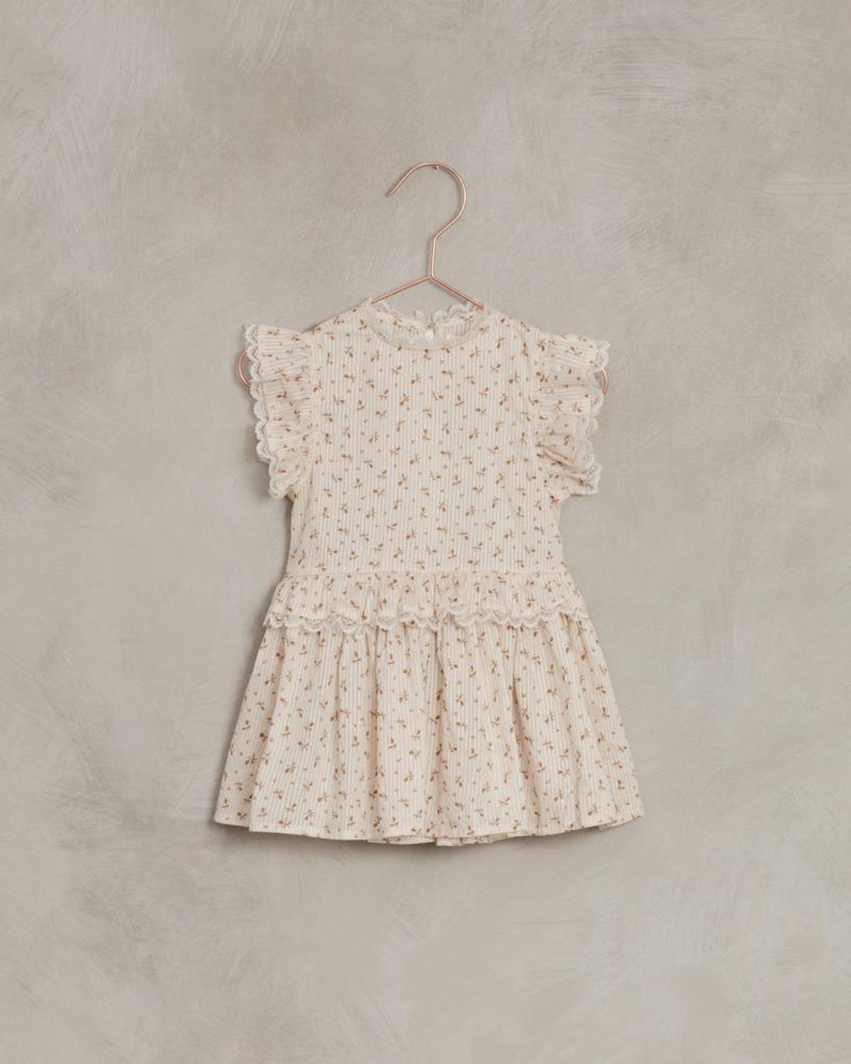 KIDS NoraLee Gold Fleur Alice Dress - Shell/gold | Garmentory
