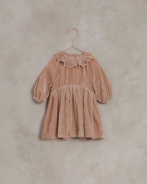 KIDS NoraLee Velvet Dress - Dusty Rose | Garmentory KIDS NoraLee Velvet Dress - Dusty Rose | Garmentory