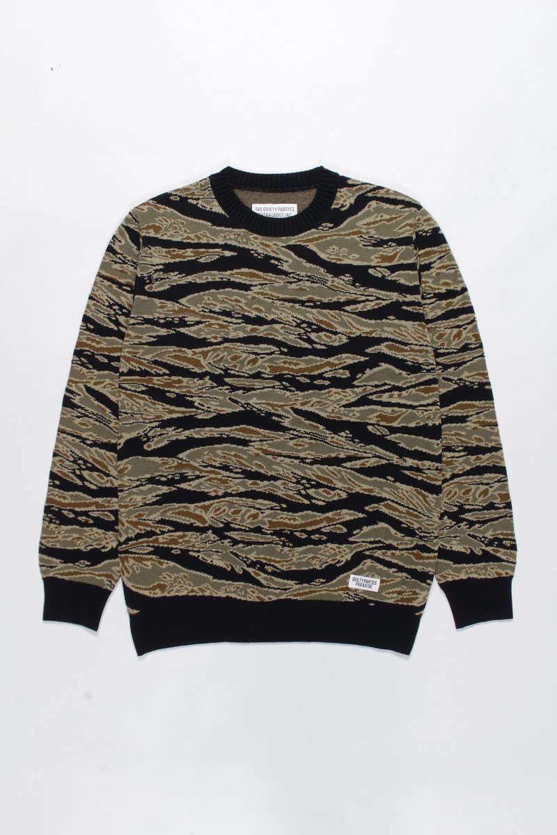 XL【WACKOMARIA】JACQUARD SWEATER／新品タグ付／送料込 WACKOMARIA JACQUARD SWEATER L 【公式通販】