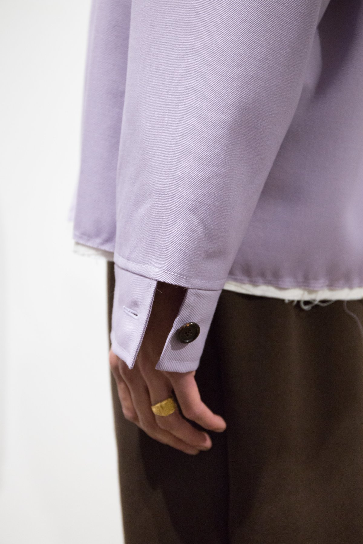 Camiel Fortgens Wool 70's Jacket - Lilac | Garmentory