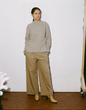 SHAINA MOTE Museo Trouser - Beige SHAINA MOTE Museo Trouser - Beige